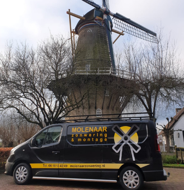 Molenaar Zonwering & Montage Banner